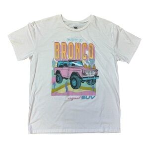 Ford Bronco America’s Original SUV Graphic Tee XL Pink Blue Desert Vintage